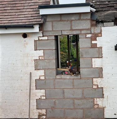 blockwork done to an exceptional standard