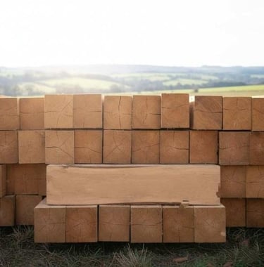 Eucalyptus wood pallet blocks for Euro and block pallets in standard export sizes