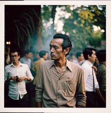 Man portrait ai photo in Saigon