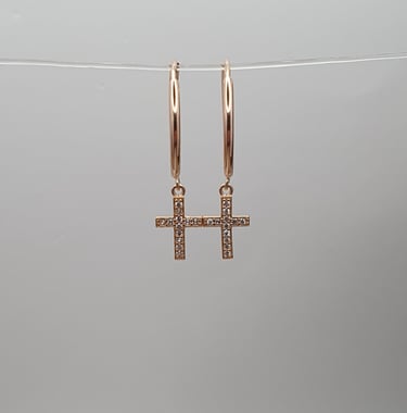 585/14K Gold earrings
