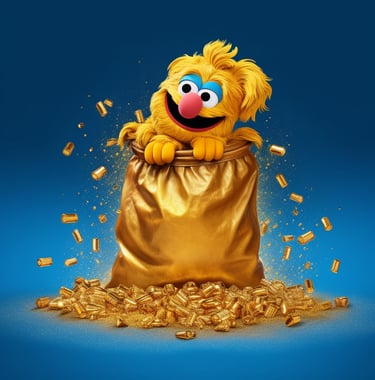 a sesame - themed sesame - themed sesame - themed sesame - potty muppet