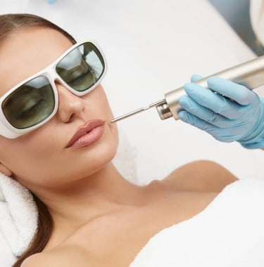 woman receiving 4D facelift