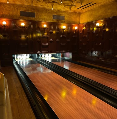the lafayette hotel bowling alley