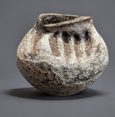 Wabi Sabi Paper Mache Handmade Vase