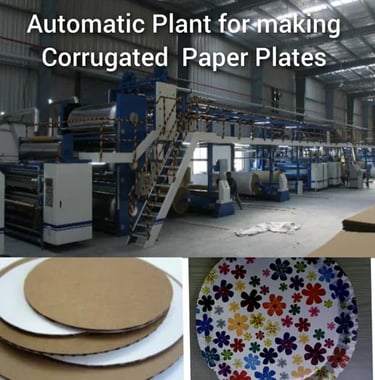 Paper cups and plates are made by hydro pneumatic machine made by national pneumatic systems in vasai mumbai.