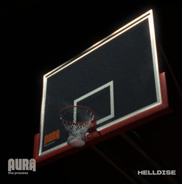 Aura: The Process por Helldise, projeto pessoal modelagem 3D, design gráfico