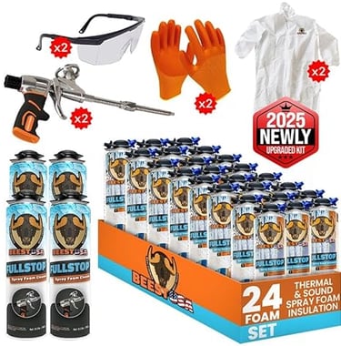 Spray Foam Insulation Kit for Walls and Attic