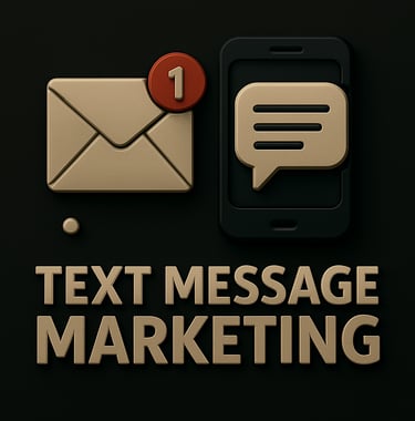 Smartphone with chat bubble and megaphone symbolizing SMS marketing and customer engagement