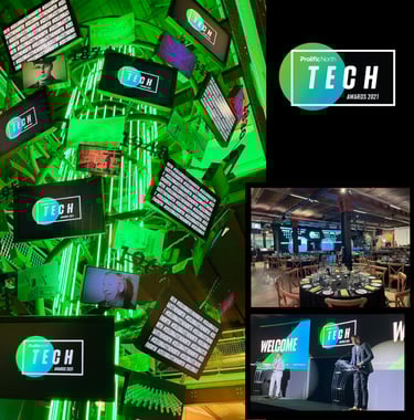 some shots from the branded Prolific North :  Tech Awards event