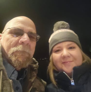 staying warm together