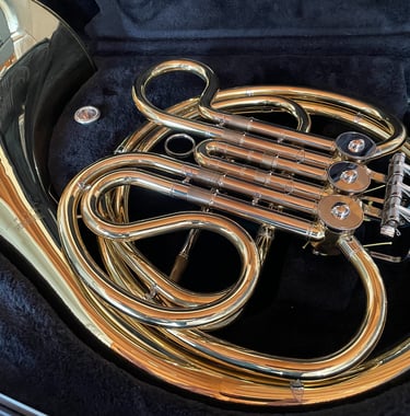 un cor dans son étui