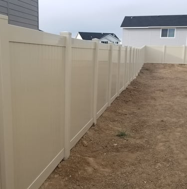 vinyl first fence of idaho