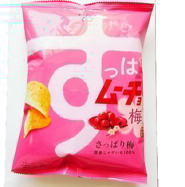 a bag of Pickled Plum Chips