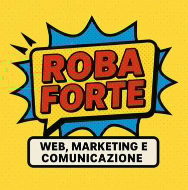 Logo of "robaforte.it" an italian marketing and communication agency