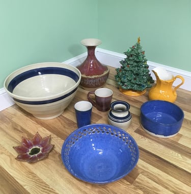 Various types of pottery