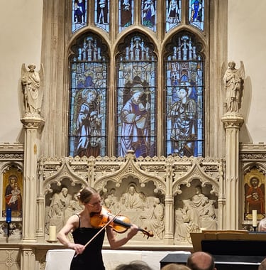 Charlotte Rowan performing live in concert