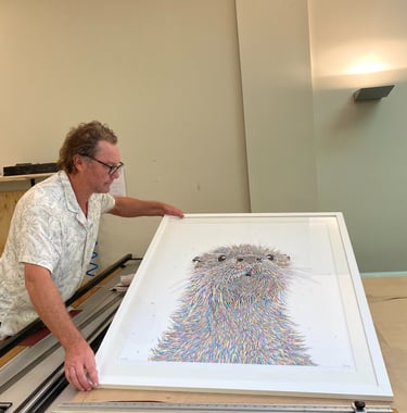 Michael Hanlon framing up