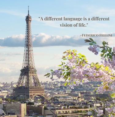 a different language is a different vision of life motivational quote