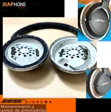 auriculares bose cambio de almohadillas