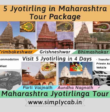 Five Jyotirlinga in Maharashtra Tour Package 