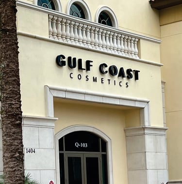 Fabricated letters for store front