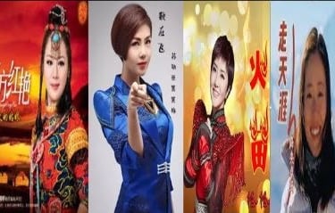 轻松悦耳动听的金曲《火火的姑娘》《歌在飞》《火苗》《走天涯》高清 MV。