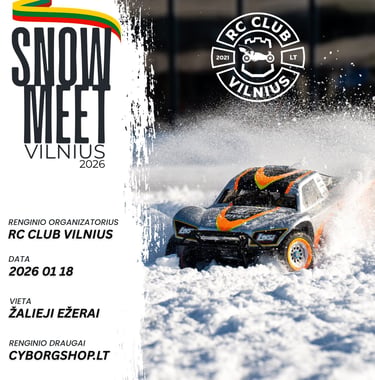 RC Club Vilnius - RC Snow Meet 2026
