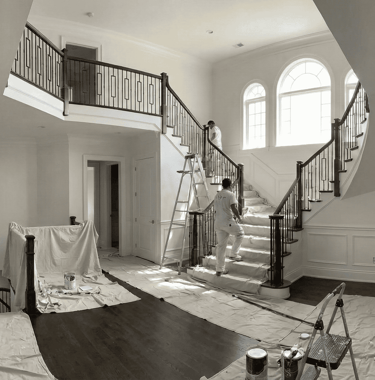 painted foyer walls ceiling