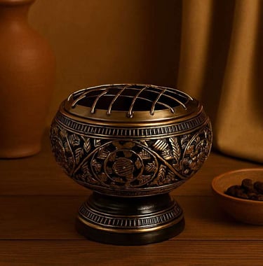 brass charcoal burner 
