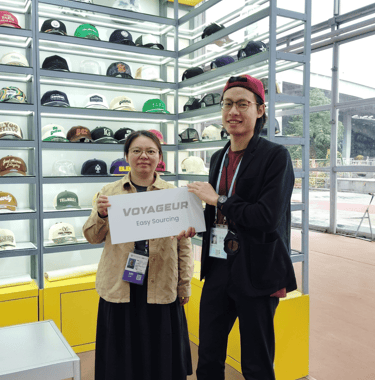 Sourcing hats in the Canton fair, China