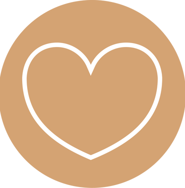 a heart shaped heart in a circle with a white outline of a heart