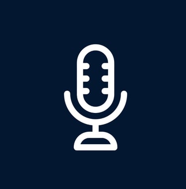 Logo d'un micro pour services d'Aurélien Cailloce de l'animation des conférences tables rondes