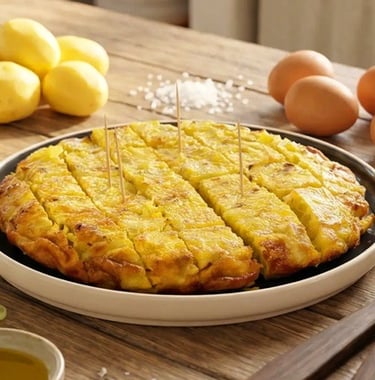 How to make make Lactose Free baked Spanish Tortilla