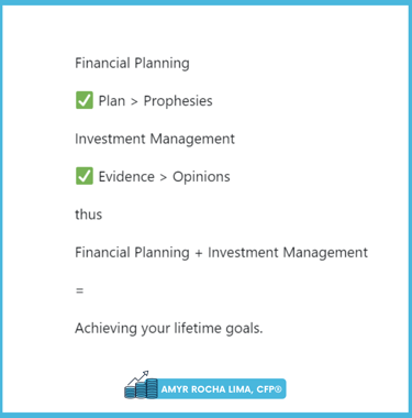 Amyr Rocha Lima Chartered Financial Planner Financial Literacy Campaign