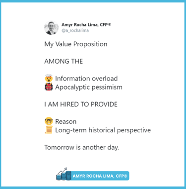 Amyr Rocha Lima Chartered Financial Planner Financial Literacy Campaign