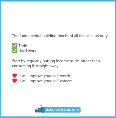 Amyr Rocha Lima Chartered Financial Planner Financial Literacy Campaign