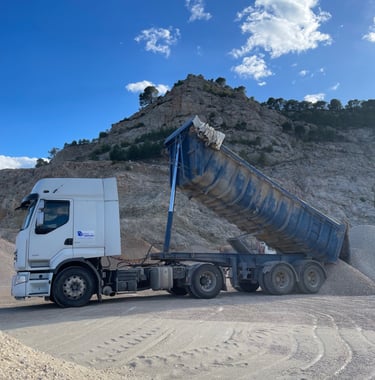 transporte áridos valencia