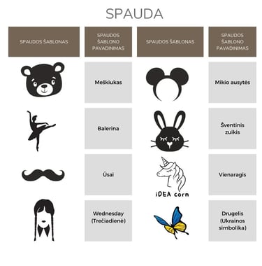 Spaudos šablonai 