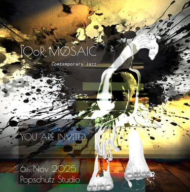 a poster for a concert with a woman in a white dress