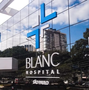 Foto do hospital Blanc, Porto Alegre, um dos locais de atuação do Dr. Lucas Vinicius Brun