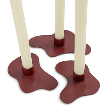 MELT kandelaren close up Burgundy