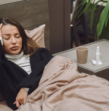 trouble du sommeil femme qui a mal a la tete