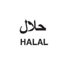 a halal logo with the words halal