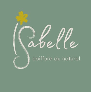 logo crée par fovassit pour isabelle coiffure (vert)