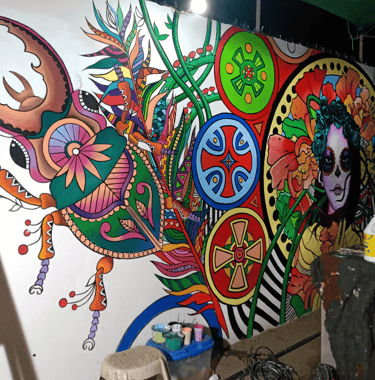 murals in costa rica murales en playa jaco costa rica ,hermosos diseños a gusto del cliente