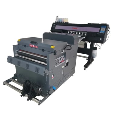 a large format of a digital textile printer