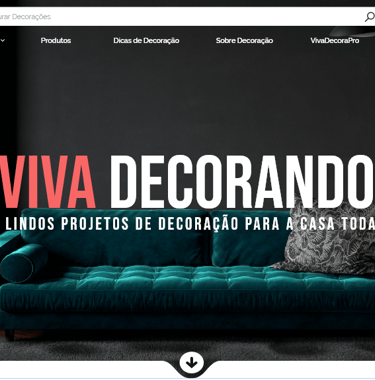 viva decora, ux design, ui design, redesign, projeto