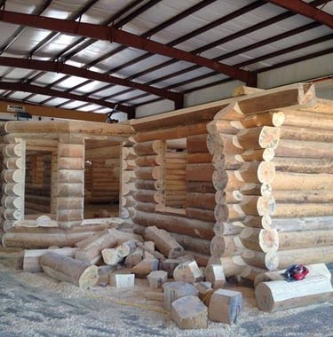 Prefab construction Wood architecture Wood Houses Log House Cabin Home Resort Builders