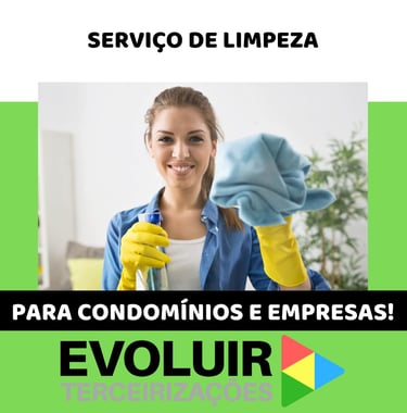 Terceirização de limpeza em condomínios e empresa