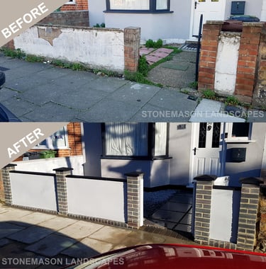Before & After Garden Makeover Photos Romford - Hornchurch - Brentwood - Upminster